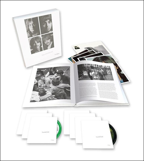  일명 화이트 앨범으로 불리는 < The Beatles > 50주년 기념반은 3디스크 버전부터 블루레이 오디오를 포함한 최대 7장짜리 구성 등 다양한 형태로 제작되었다.