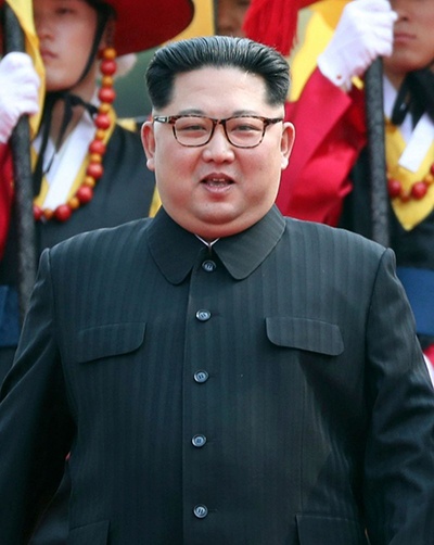 김정은 국무위원장. 
