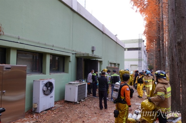 지난 19일 대전 한국원자력연구소에서 화재가 발생했다.