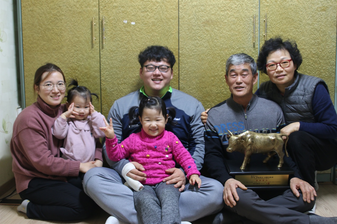 박정석 선수와 그의 가족들
