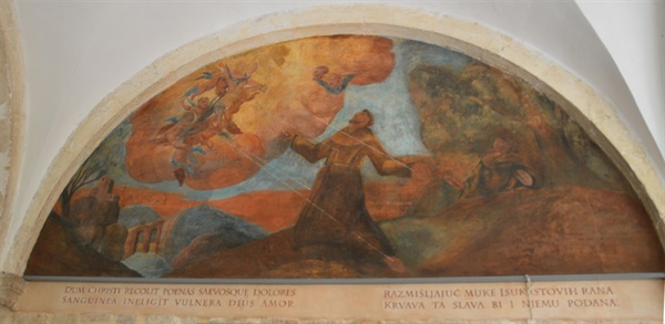 프란체스코 성인이 받은 다섯 곳의 상처를 묘사한, 대표적인 그림이다. 