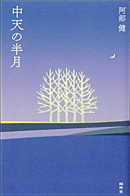 일제강점기 일본인이 조선에 건너와서 조선인 여성과 일가를 이루면서 겪은 부제 '일본,조선, 식민지이야기'를 다룬 소설 아베 다케시의 <중천의 반달> 표지
