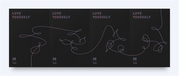  방탄소년단의 < LOVE YOURSELF 轉 'Tear' > 4종류 표지