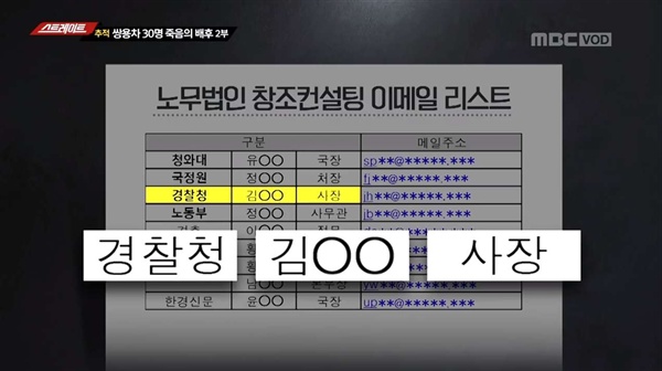 경찰의 노조 파괴 컨설팅 의혹 고발한 MBC