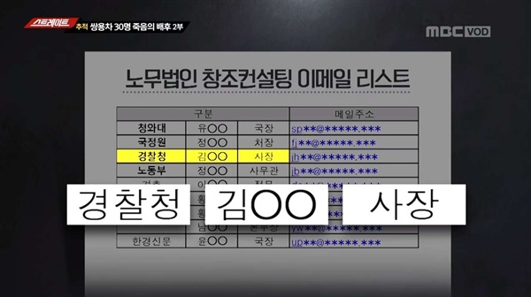  경찰의 노조 파괴 컨설팅 의혹 고발한 MBC