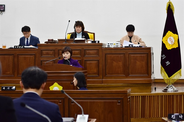 하남시의회 김은영 의원 발언 모습