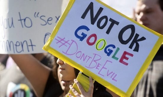    앤디루빈의 성추행 은폐에 분노한 구글직원들의 공동행동
