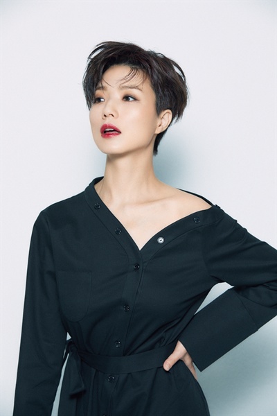  배우로 변신한 개그우먼 안영미, tvN <계룡선녀전> 종영 인터뷰 제공 사진. 