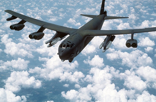  B-52 전략폭격기. 