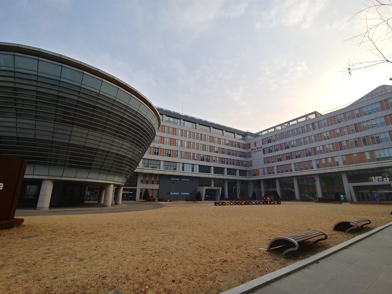 인천 송도에 위치한 글로벌캠퍼스의 모습.