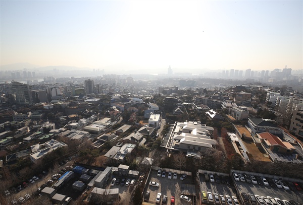 지난 6일 서울 용산구 이태원로 일대 단독주택 모습.