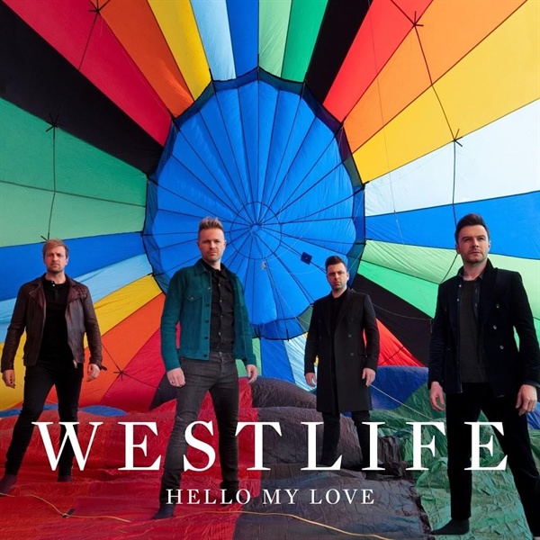  Westlife의 컴백 앨범 'Hello My Love' 재킷 사진. 