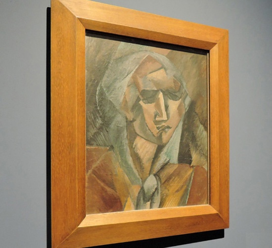 조르주 브라크(Georges Braque) I '여인의 두상(Tete de femme)' 캔버스에 유화 41×33cm, 1909