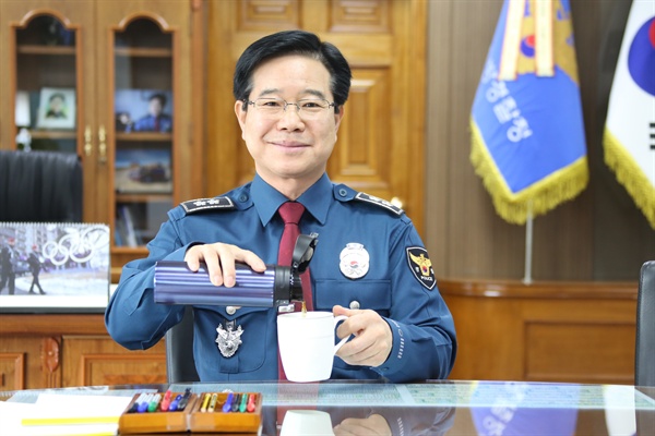 김창룡 경남지방경찰청장.