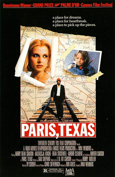  1984년 작품인 영화 <파리텍사스> 포스터