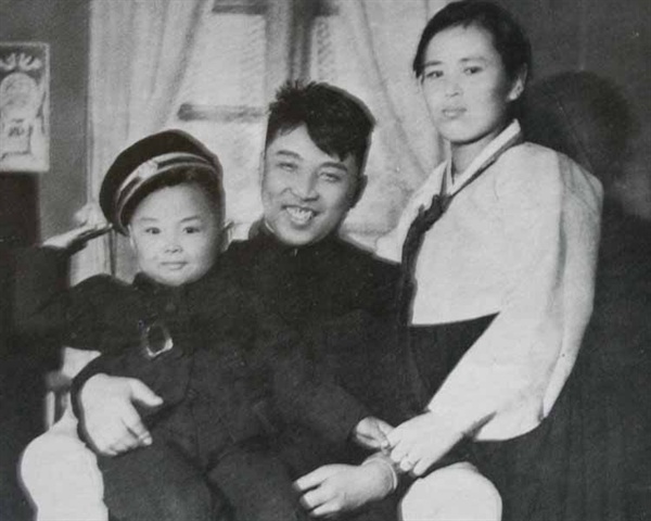 김일성 가족사진. 
