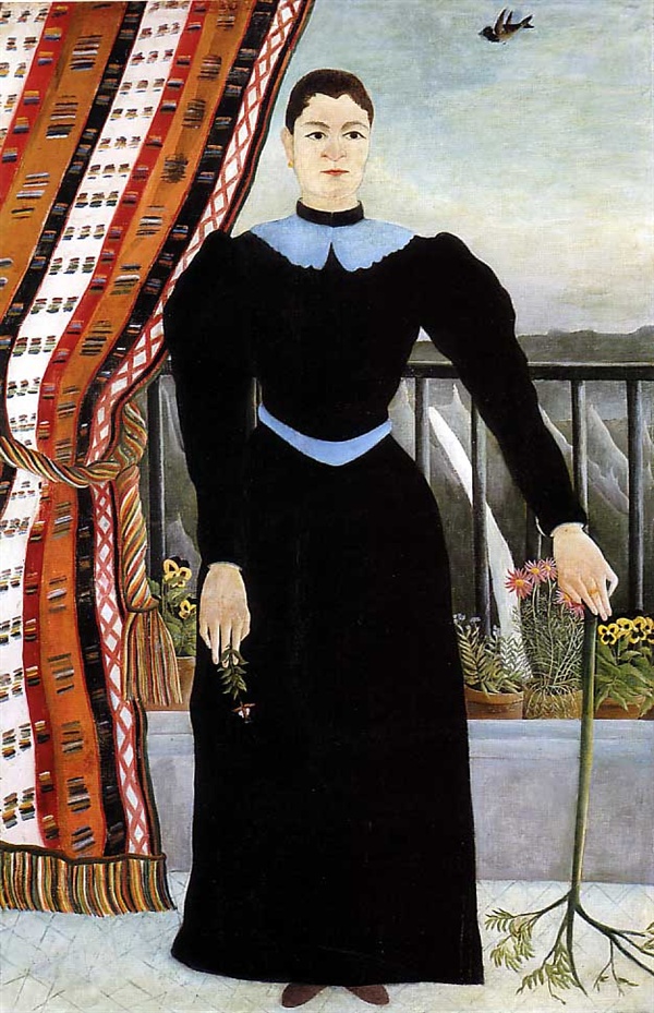M부인의 초상(앙리 루소, 1895, 루브르 박물관)