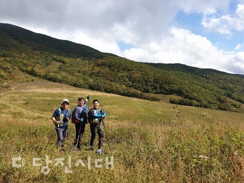  100대 명산 등반에 도전하고 있는 당진시청 자원순환과 강남기 팀장