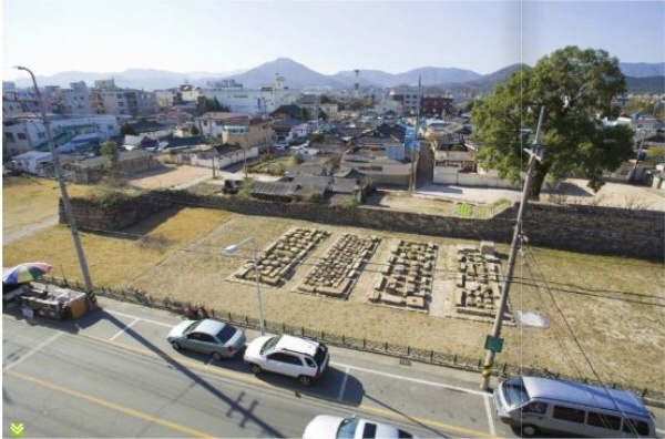 경주연합의진 전투지였던 경주읍성. 