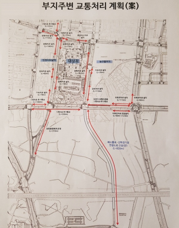 부지주변 교통처리 계획