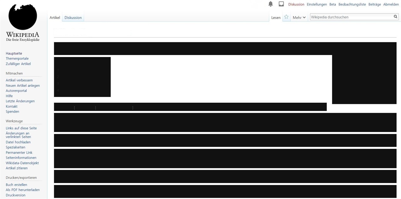  독일어 위키백과가 21일 하룻동안 블랙아웃에 빠졌다. (CC-BY-SA)