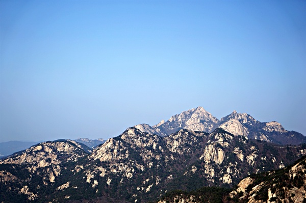 북한산 백운대 풍경