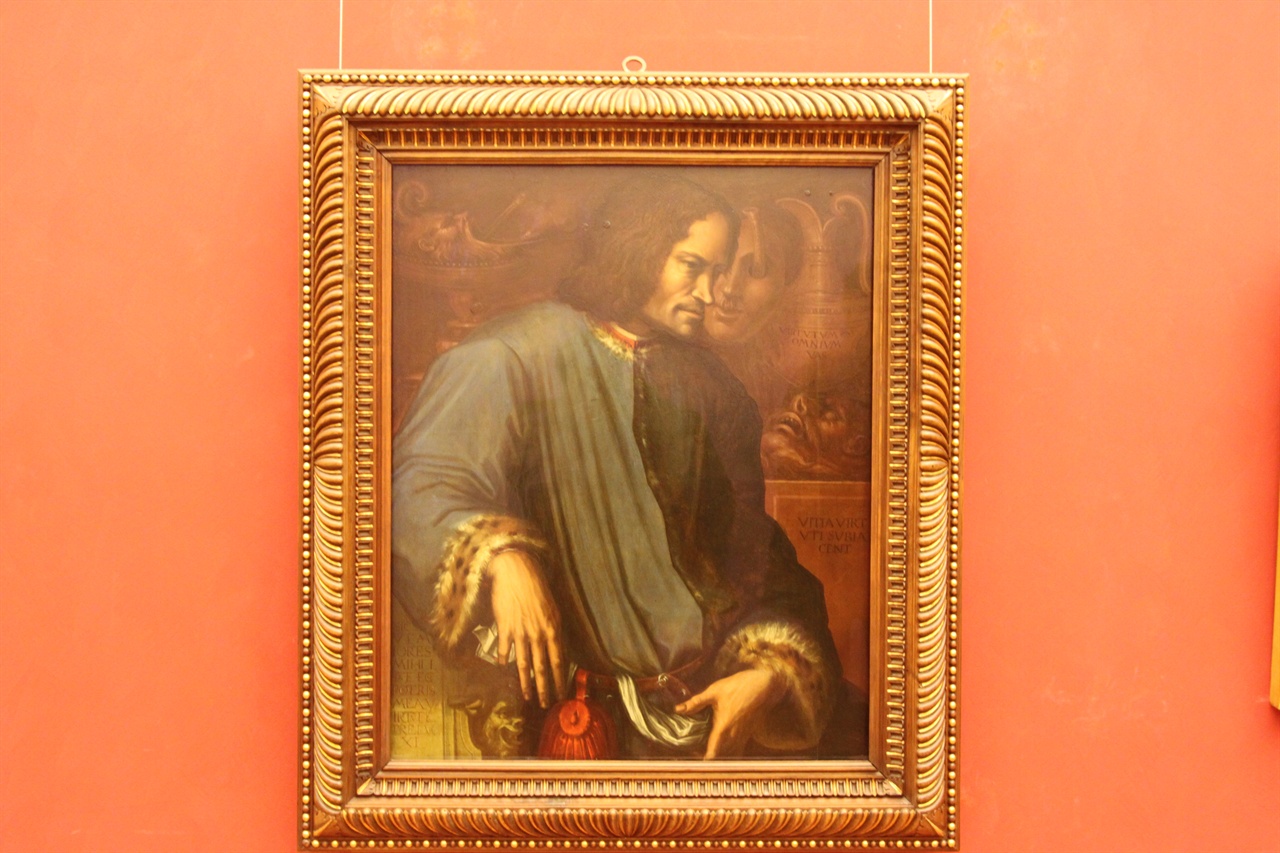   로렌초 사후 조르조 바사리가 그렸다, 우피치 미술관