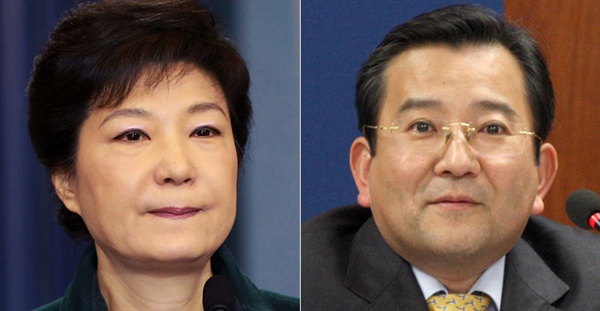 박근혜 전 대통령(사진 왼쪽)과 김학의 전 법무부차관. 
