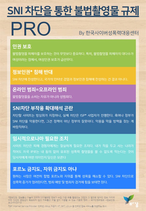 "SNI 차단을 통한 불법촬영물 규제" 한국사이버성폭력대응센터 내용 정리