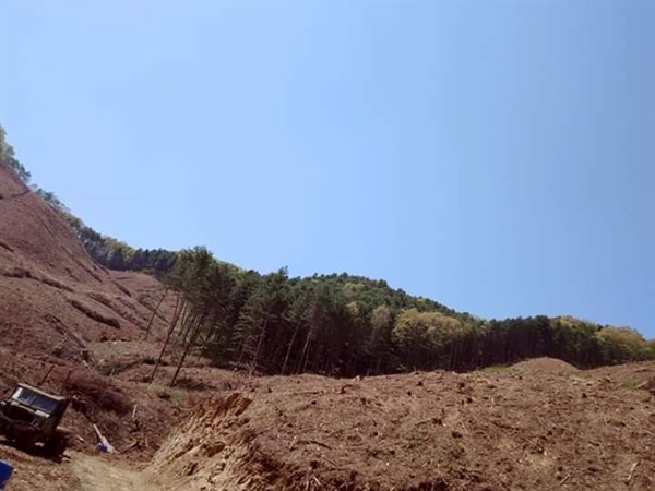 시행청인 충북 산림환경연구소와 청주산림조합은 지난 3월부터 이 달 말까지 3개월간 공사를 벌여 이곳에 사방댐을 만들 예정이다.