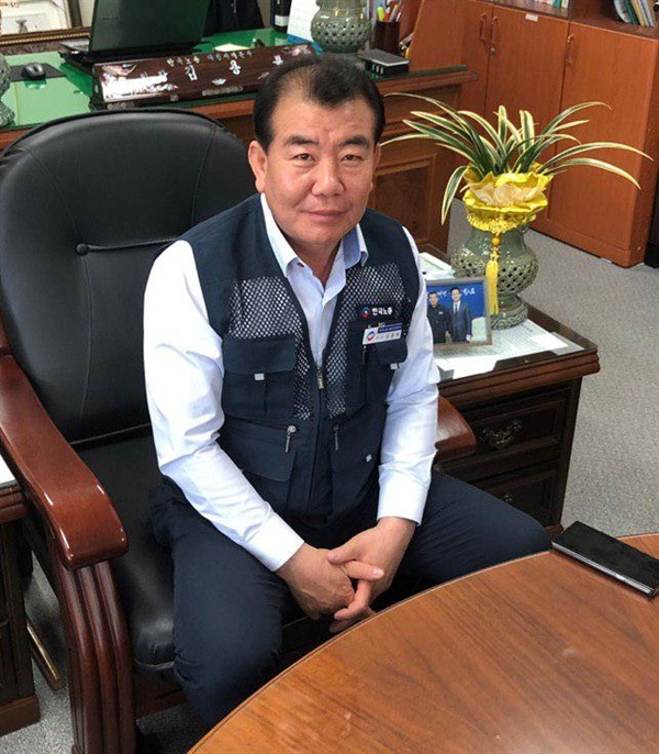 9일 오전 한국노총 대전본부 사무실에서 강제징용 피해 가족인 김용복씨를 만났다.