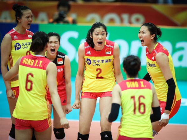  2018 세계선수권, 중국 여자배구 대표팀 주전 선수들
