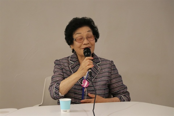 장재철 열사 어머니 김점례님 오월어머니가 5.18 당시의 경험을 이야기 하고 있다 