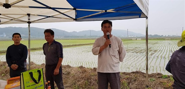 서천군 농민회 조용주 회장은 7일 필자와 통화에서？ “모내기 이후에도 추수까지 서천군 농민회에서 관리 할 예정"이라면서 "수확한 통일쌀을 서천군 농민회 이름으로 북한에 지원할 계획”이라고 밝혔다.