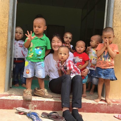 미얀마 아이들.