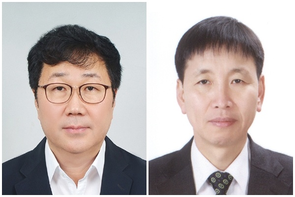 박영길 신임 인천시 상수도사업본부장(왼쪽)과 김재원 신임 공촌정수사업소장.