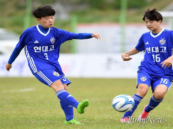  한국 여자축구를 대표하는 간판급 장은현, 조미진 선수.