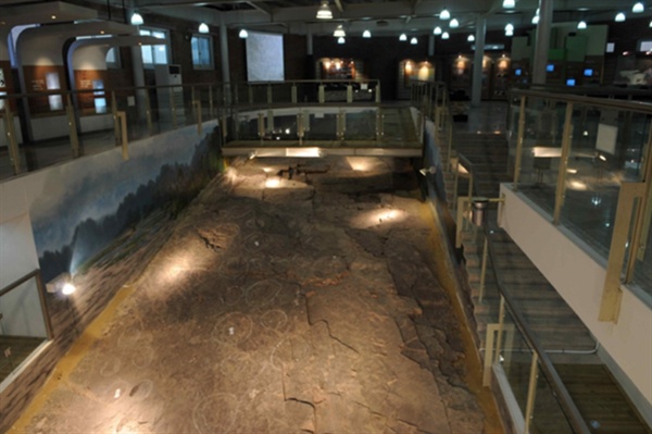 가진리 새 및 공룡발자국 화석산지에는 경남과학교육원 화석전시관이 있다.