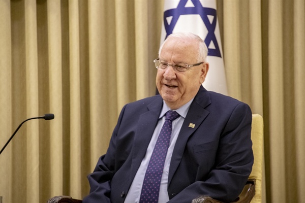 레우벤 리블린 이스라엘 대통령. 