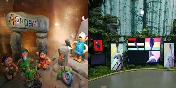 고성엑스포 전시관에는 어린이들이 흥미를 느낄만한 다양한 컨텐츠관이 있다.