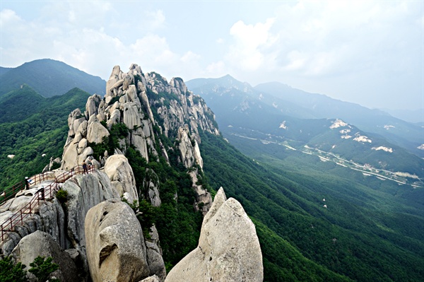 울산바위와 미시령