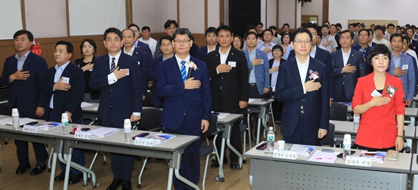 22일 경남연구원에서 열린 '경상남도 남북교류협력연구센터' 개소식.