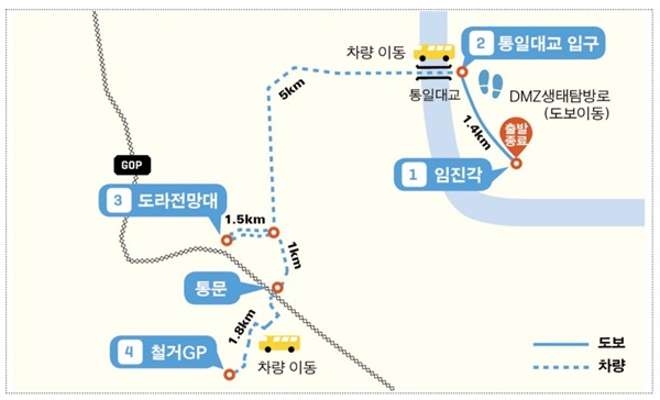 ‘디엠지(DMZ) 평화의 길’ 파주 구간