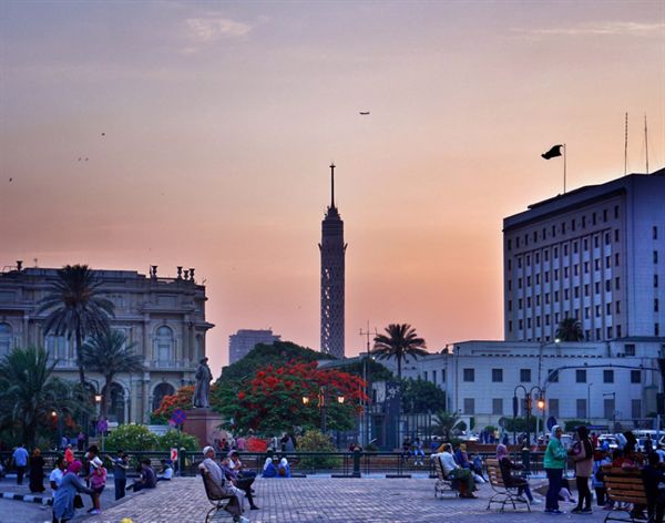 카이로 도심 타흐리르 광장