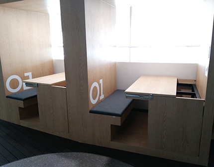 서울생각마루 3층 상상마루에 마련된 1인실 '큐브'