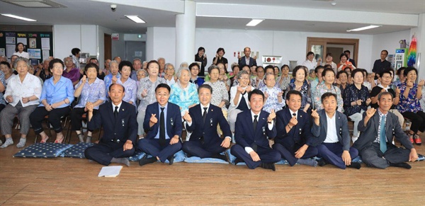 6일 합천원폭복지회관에서 열린 “제74주기 원폭희생자 추모제”