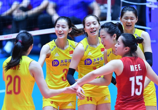  2019 여자배구 서울 아시아선권 대회, 중국 대표팀 경기 모습