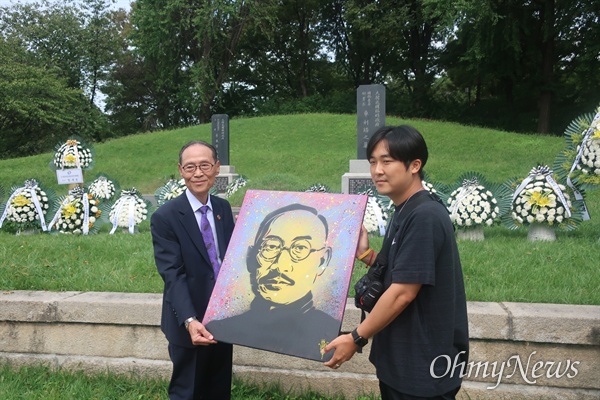 9일 서울 용산구 효창원에서는 동암 차리석 선생의 74주기 추모식이 진행됐다.
