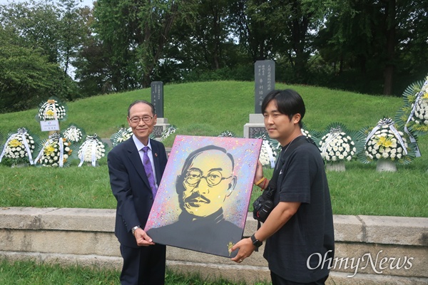  9일 서울 용산구 효창원에서는 동암 차리석 선생의 74주기 추모식이 진행됐다.
