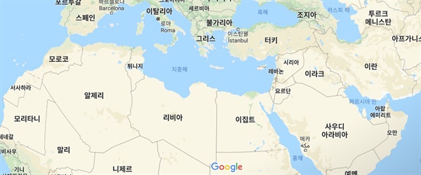 북아프리카와 중동. 